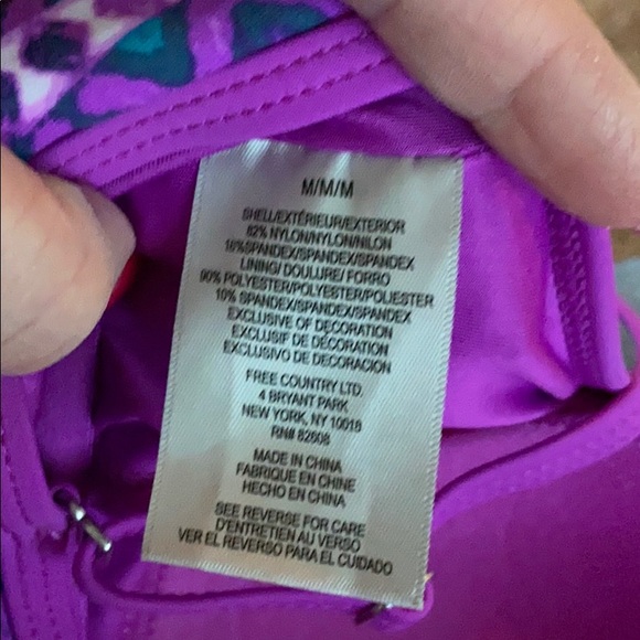 Free Country Tankini top - Picture 3 of 6